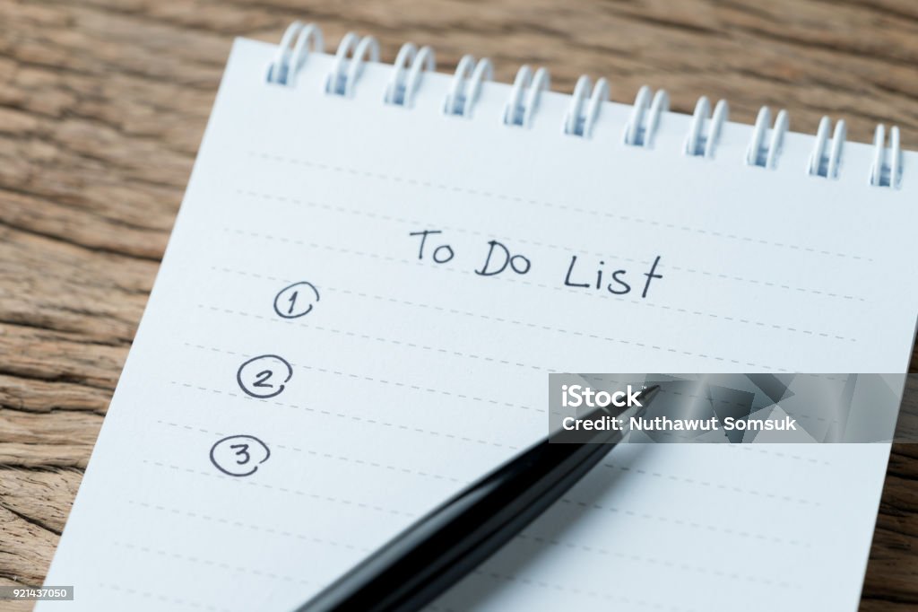To-Do list notebook